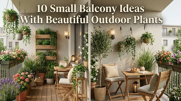 10 Small Balcony Ideas With Beautiful Outdoor Plants