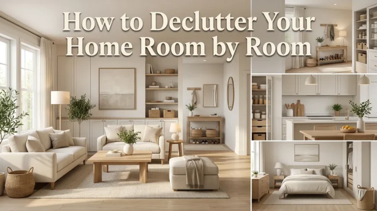 How to Declutter Your Home Room by Room