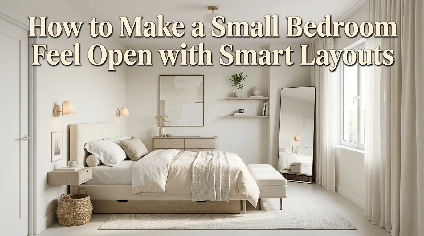 How to Make a Small Bedroom Feel Open with Smart Layouts