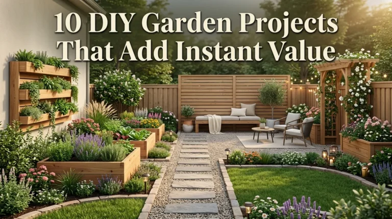 10 DIY Garden Projects That Add Instant Value