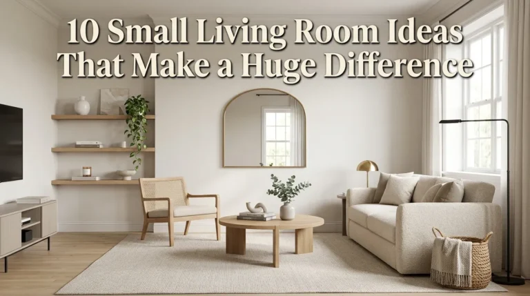 10 Small Living Room Ideas That Make a Huge Difference