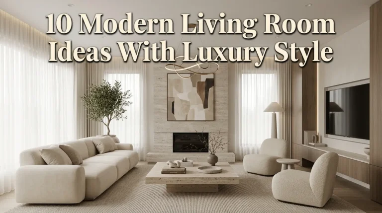 10 Modern Living Room Ideas With Luxury Style