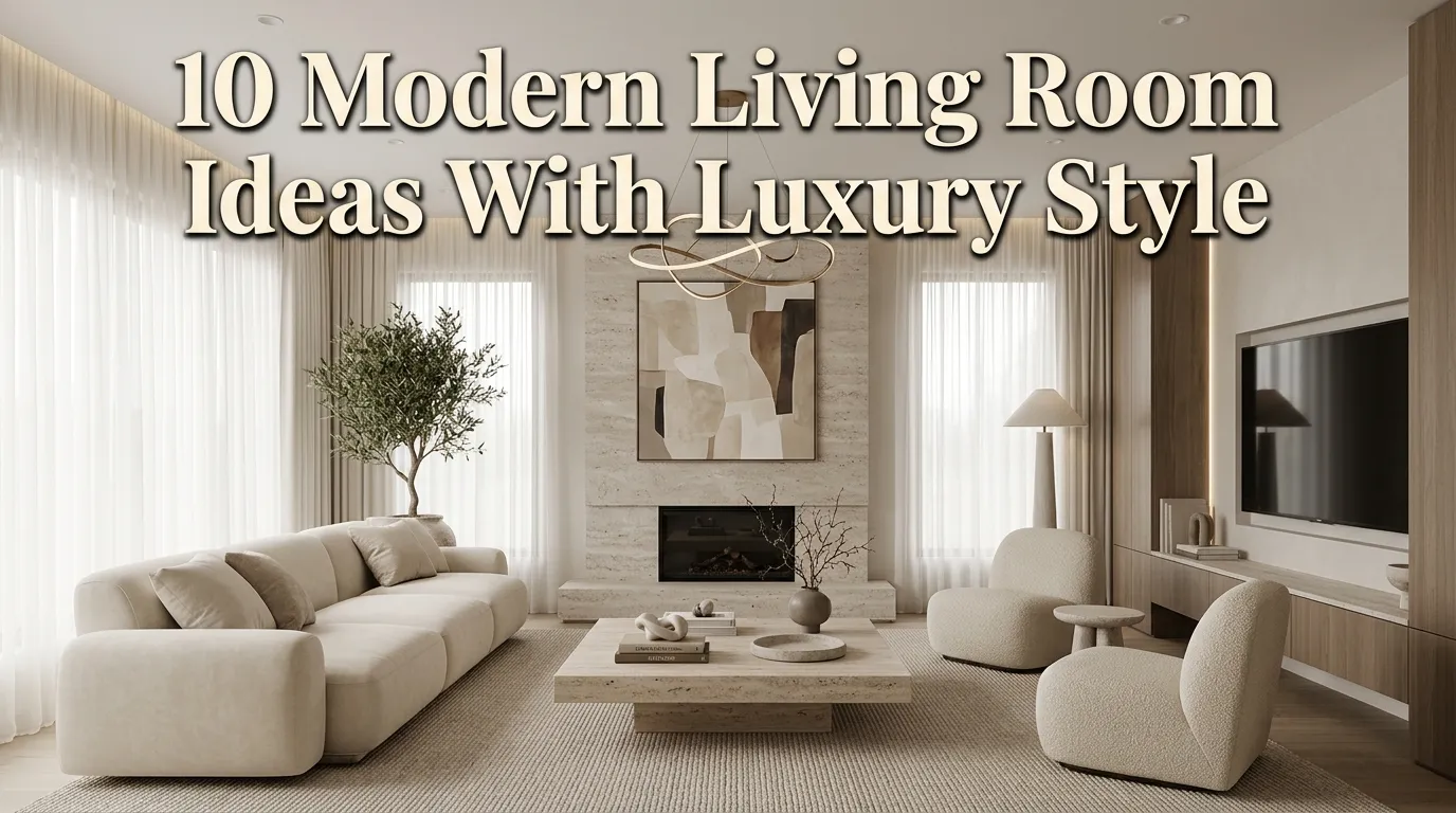 10 Modern Living Room Ideas With Luxury Style