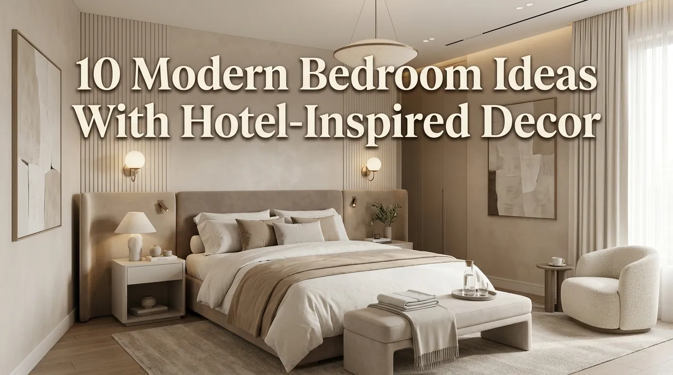 10 Modern Bedroom Ideas With Hotel-Inspired Decor